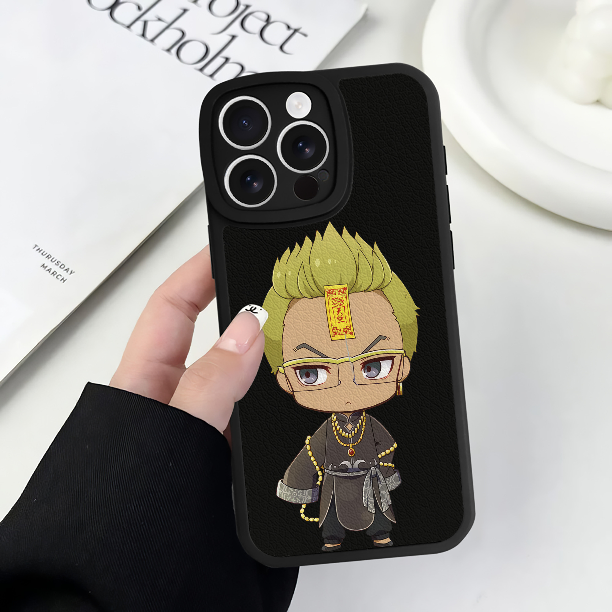 （画像用） 東京リベンジャーズ Tokyo Revengers 【iPhone 16シリーズ対応】シリコンスマホケース（レザー調） 材質：シリコン